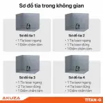 MÁY CÂN BẰNG LASER AKUZA BIGBANG TITAN G PRO 5 TIA XANH – TỰ CÂN BẰNG, PIN 6000MAH