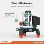 MÁY CÂN BẰNG LASER AKUZA BIGBANG TITAN B PRO – 5 TIA XANH SIÊU SÁNG, PIN 6000MAH