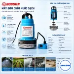 Máy Bơm Chìm Chạy Pin BOSSUN BS-BCP03BL 100W