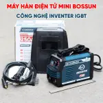 MÁY HÀN ĐIỆN MINI BOSSUN BS-M250IGBT 250A – CÔNG NGHỆ INVERTER IGBT, HÀN QUE 1.6–3.2MM