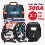 Máy Hàn BOSSUN BS-MMT300A – 3 Chức Năng MIG, Hàn Que MMA, Lift TIG – Dòng Hàn 300A