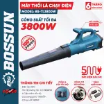 MÁY THỔI LÁ ĐIỆN BOSSUN BS-TL3800W – CÔNG SUẤT 3800W, 6 CẤP TỐC ĐỘ, DÂY ĐIỆN 5M