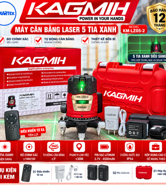 Máy Cân Bằng Laser KAGMIH KM-LZ05-2 Chính hãng