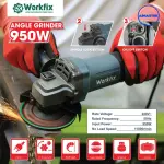 Máy Mài Cầm Tay WORKFIX WF-AG950CP 950W Chính Hãng | AIMARTEK Việt Nam