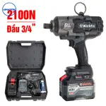MÁY SIẾT BULONG WORKFIX WF-IW2100PRO – LỰC SIẾT 2100N.M, ĐẦU 3/4 Inch, PIN 21V, ĐỘNG CƠ BRUSHLESS