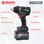 MÁY SIẾT BULONG WORKFIX WF-IW780NV 780NM – ĐỘNG CƠ KHÔNG CHỔI THAN, 4 CẤP TỐC ĐỘ