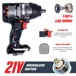 MÁY SIẾT BULONG WORKFIX WF-IW780NV 780NM – ĐỘNG CƠ KHÔNG CHỔI THAN, 4 CẤP TỐC ĐỘ