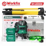 MÁY CÂN BẰNG LASER WORKFIX WF-LS0503G 5 TIA XANH – 2 PIN 6000MAH, XOAY 360°