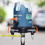 Máy Bắn Cốt, Máy Cân Bằng Laser WORKFIX WF-LS686PRO – 5 Tia Xanh, Xoay 360°
