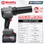 MÁY THỔI PHẢN LỰC WORKFIX WF-PL1000G 2 TRONG 1 THỔI & HÚT – 1000G, 7KPA, KHÔNG CHỔI THAN