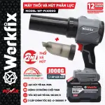 MÁY THỔI PHẢN LỰC WORKFIX WF-PL1000G 2 TRONG 1 THỔI & HÚT – 1000G, 7KPA, KHÔNG CHỔI THAN