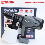 MÁY PHUN SƠN PIN WORKFIX WF-SPS800X – BÌNH 800ML, 2 KIỂU PHUN, ĐỘNG CƠ BRUSHLESS