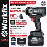 Máy Siết Bulong WORKFIX WF-IW1150N 21V 1150Nm Brushless