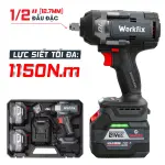 Máy Siết Bulong WORKFIX WF-IW1150N 21V 1150Nm Brushless