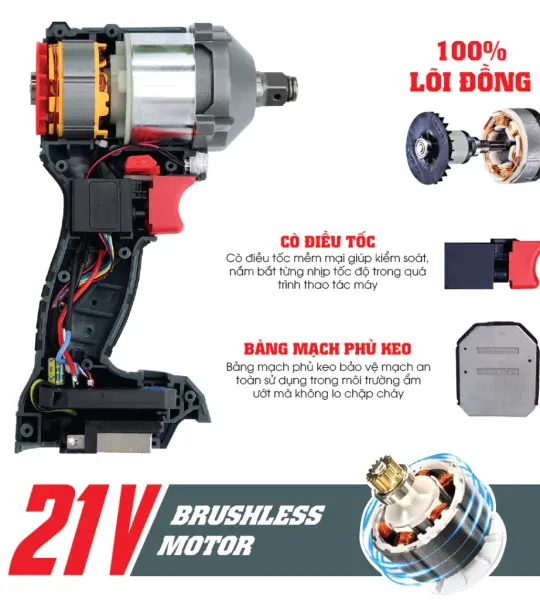MÁY SIẾT BULONG WORKFIX WF-IW360BL 360NM – ĐỘNG CƠ KHÔNG CHỔI THAN, ĐẦU 2IN1